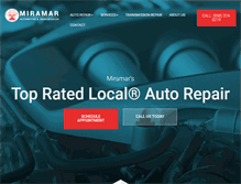 Tablet Screenshot of miramarautomotive.com